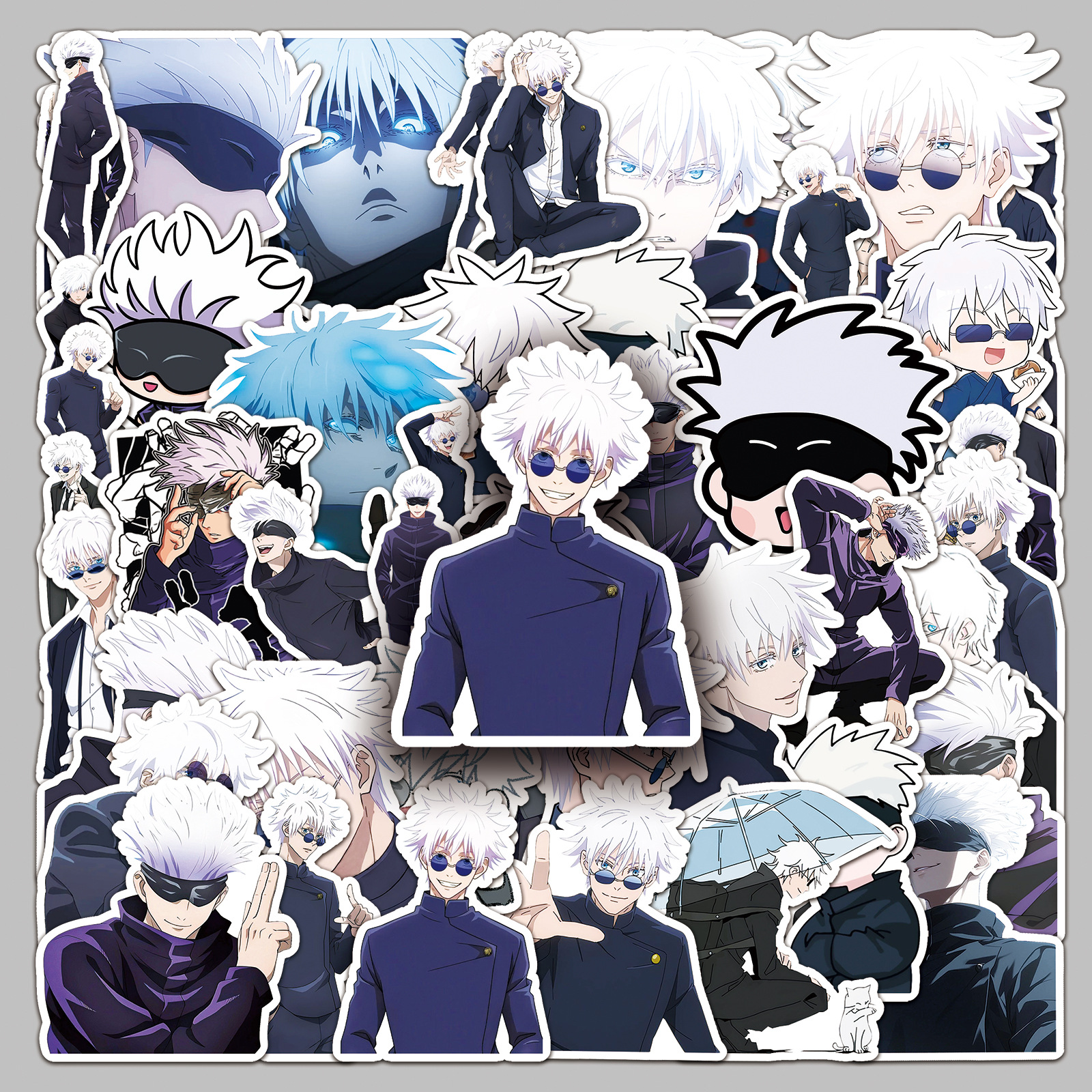 50pcs Gojo Satoru Stickers, Ju - Phone Cases Jujutsu Kaisen のレビューと価格