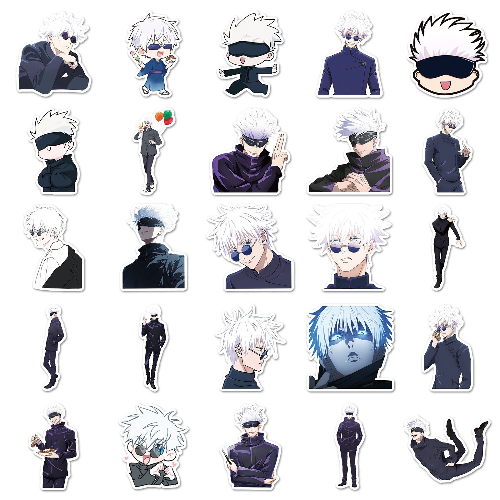 50pcs Gojo Satoru Stickers, Ju - Phone Cases Jujutsu Kaisen のレビューと価格