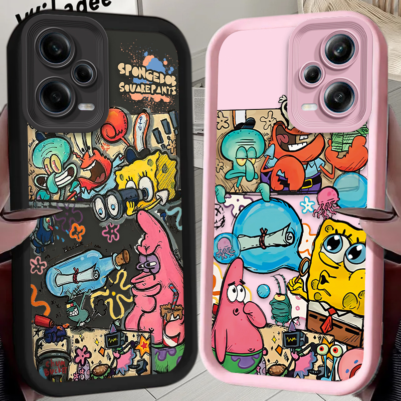 SpongeBob Dolls Shockproof Pho - Phone Cases Redmi のレビューと価格