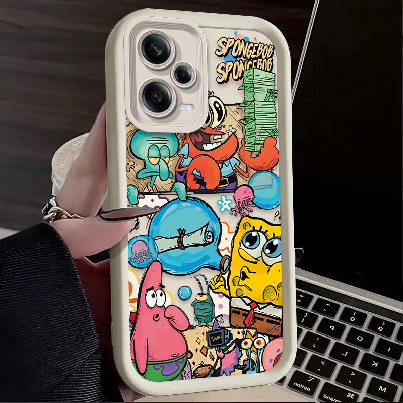 SpongeBob Dolls Shockproof Pho - Phone Cases Redmi のレビューと価格