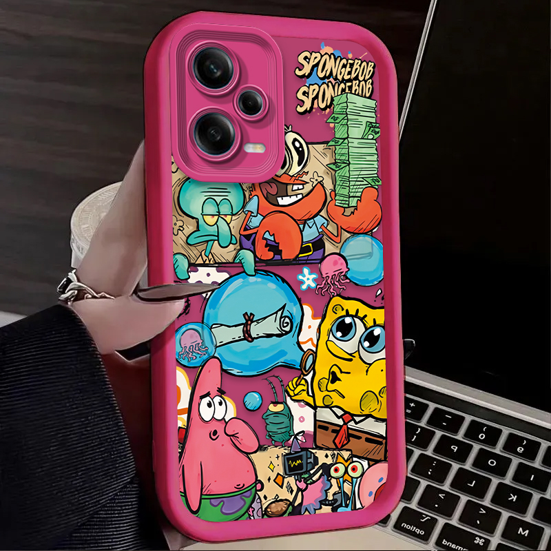 SpongeBob Dolls Shockproof Pho - Phone Cases Redmi のレビューと価格