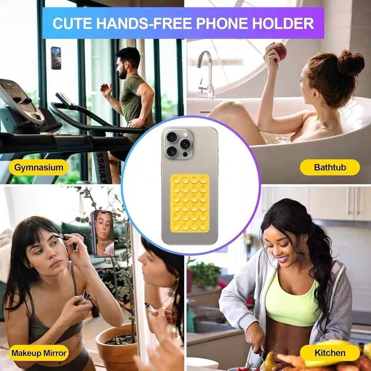 Multi functional silicone suct - Phone Cases Holder のレビューと価格