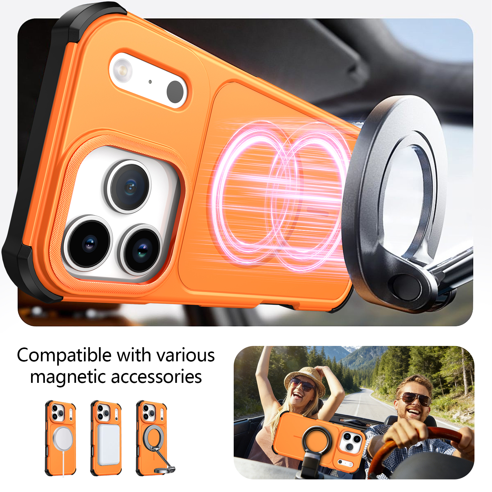 N52 Strong Magnetic Armor Phon - Rugged Armor Case のレビューと価格