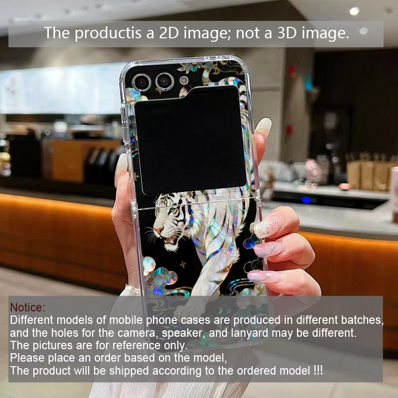 Stylish Tiger Dragon Marble Te - Phone Cases Z Flip 6 のレビューと価格