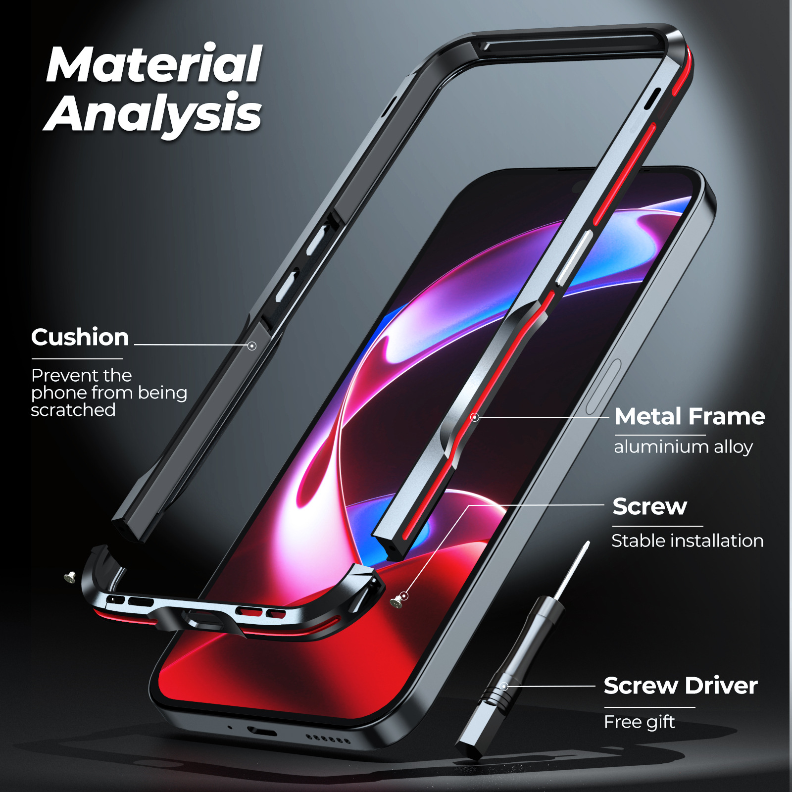 Original LUPHIE Metal Frame Fo - Phone Cases Aviation のレビューと価格