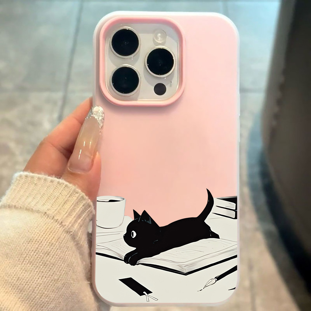 INS Cute Kitty Read Book Phone - Phone Cases Redmi のレビューと価格