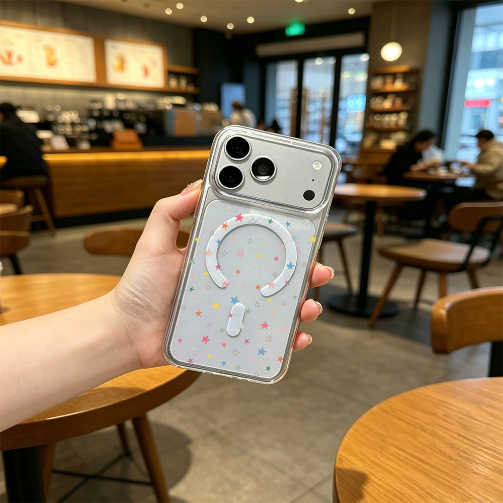 Little Star Pattern Phone Case - Phone Cases With Magsafe のレビューと価格