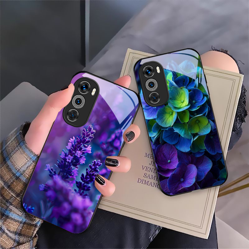 Purple tulip pattern For Motor - Phone Cases Motorola のレビューと価格