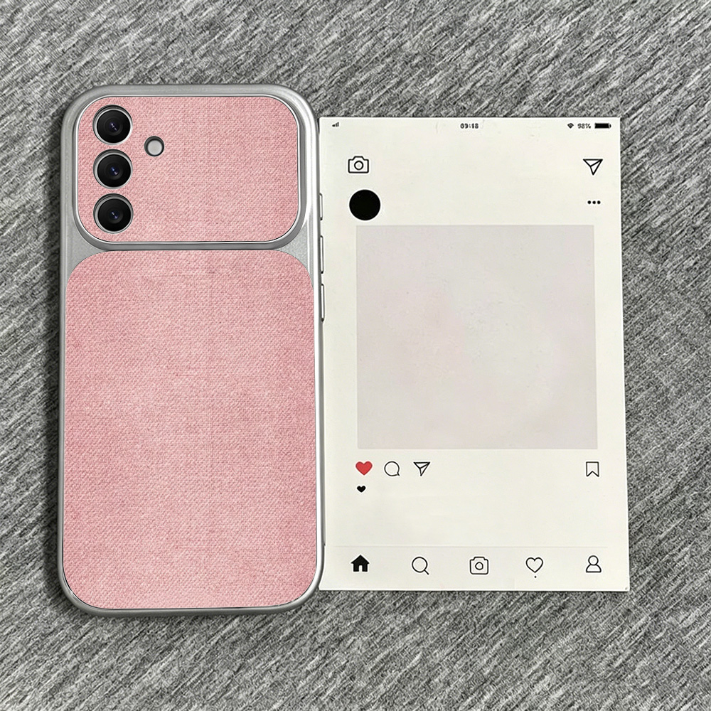 Retro Blue Denim PU Leather Ph - Phone Cases That Cover The Camera のレビューと価格