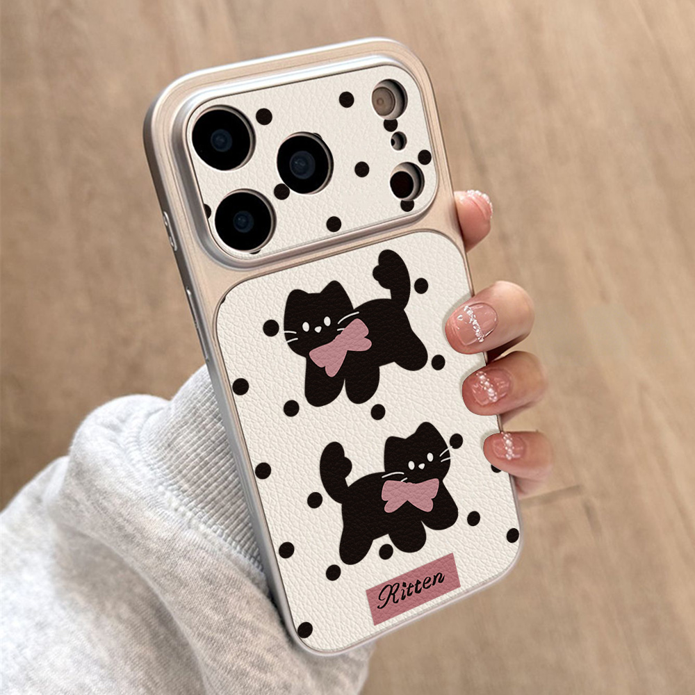 Cute Puppy Leather Phone Case  - Phone Cases That Cover The Camera のレビューと価格