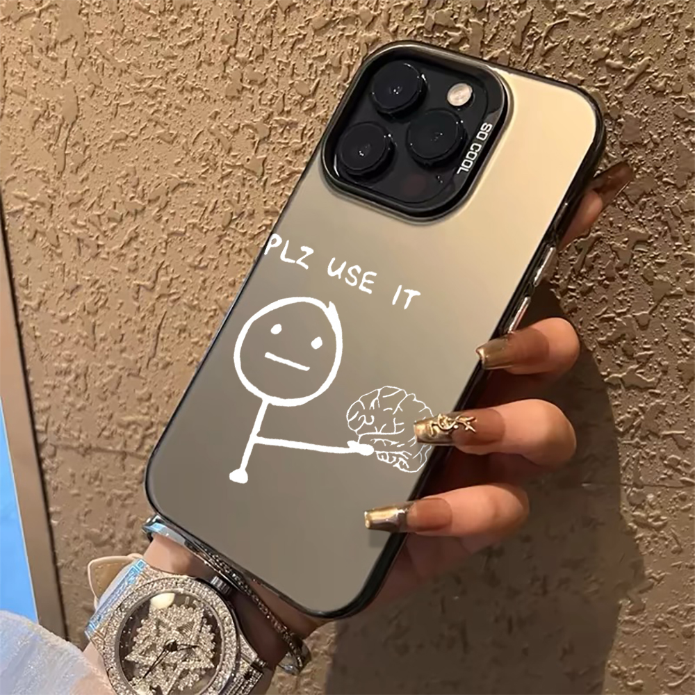 Funny Meme Stick IMD Phone Cas - Phone Cases That Cover The Camera のレビューと価格