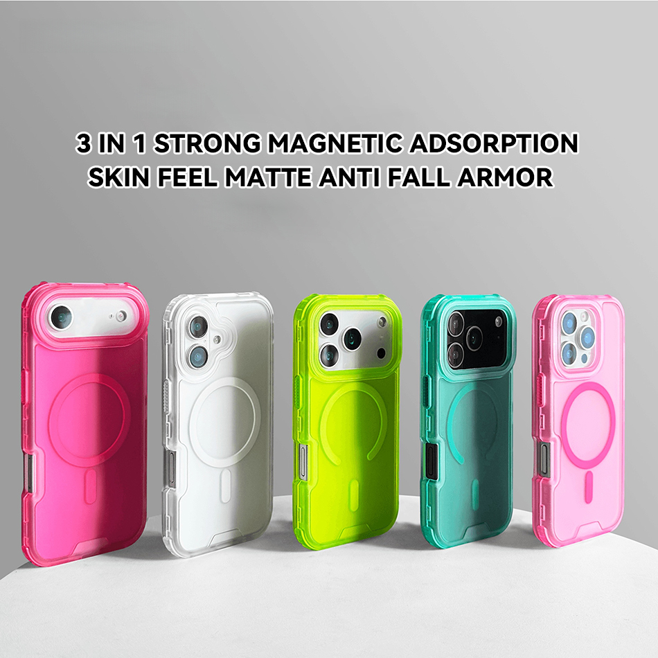 Magnetic 3 in 1 Neon Color Hea - Rugged Armor Case のレビューと価格