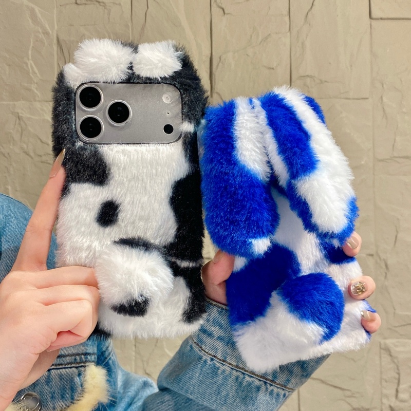 Cute Rabbit Design Fluffy Phon - Phone Cases Iphone 13 のレビューと価格
