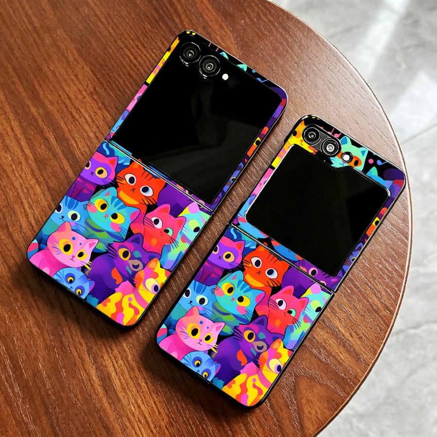 Full Cover Cat Phone Cover Cas - Phone Cases Z Flip 6 のレビューと価格