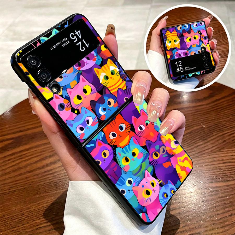 Full Cover Cat Phone Cover Cas - Phone Cases Z Flip 6 のレビューと価格
