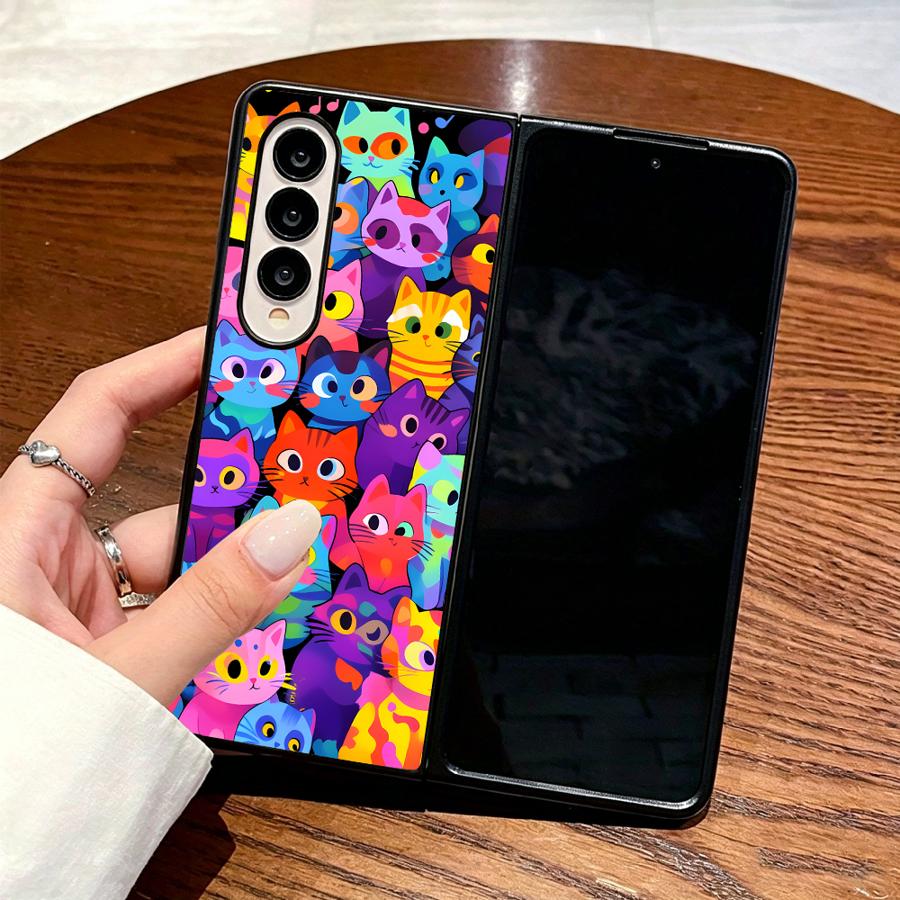 Full Cover Cat Phone Cover Cas - Phone Cases Z Flip 6 のレビューと価格