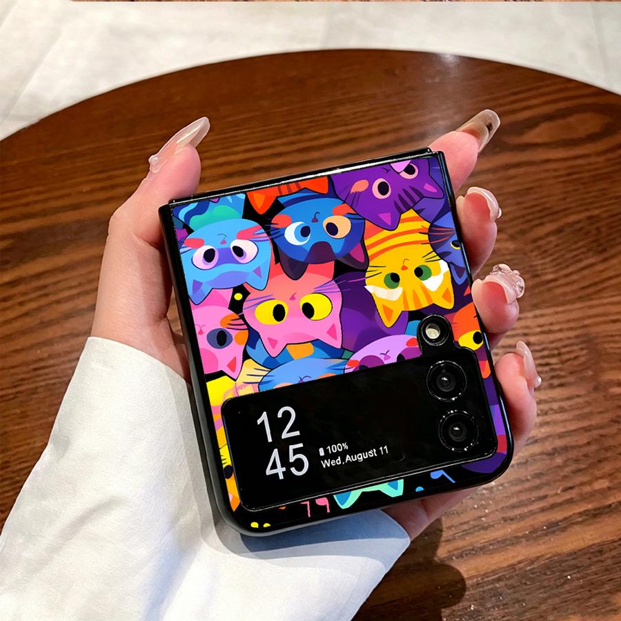 Full Cover Cat Phone Cover Cas - Phone Cases Z Flip 6 のレビューと価格