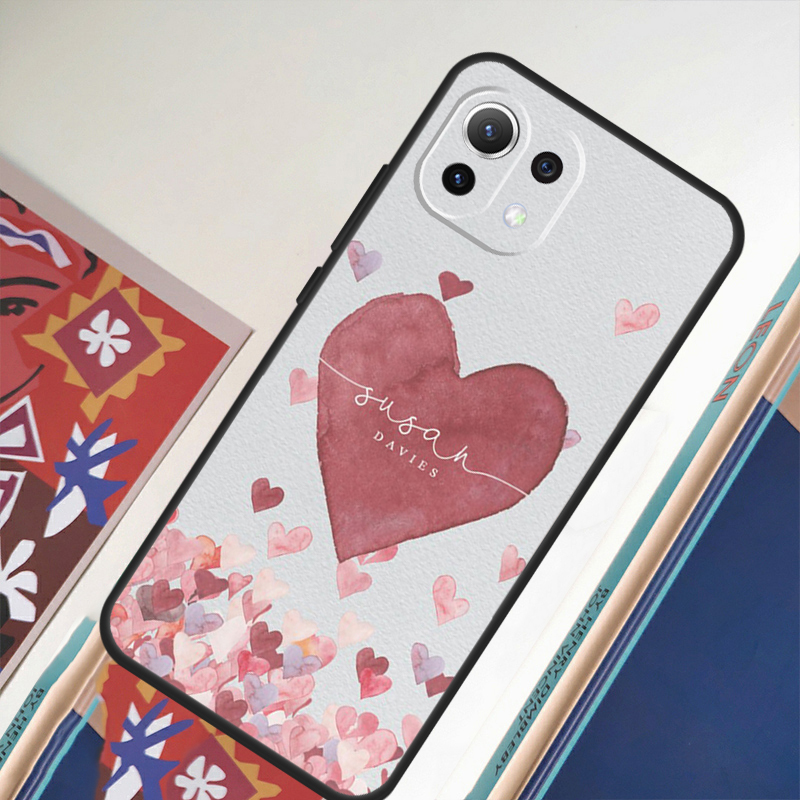 Custom Polka Heart Rose Gold M - Monogram Custom Case のレビューと価格
