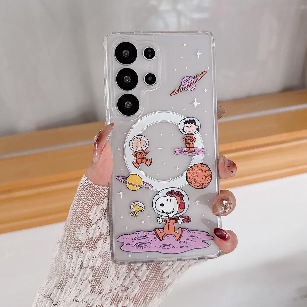 Cute Cartoon Snoopy Charlie Br - Phone Cases With Magsafe のレビューと価格