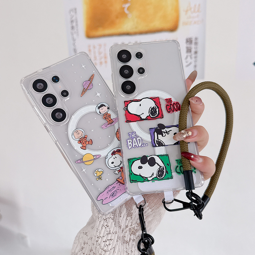 Cute Cartoon Snoopy Charlie Br - Phone Cases With Magsafe のレビューと価格
